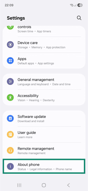 The